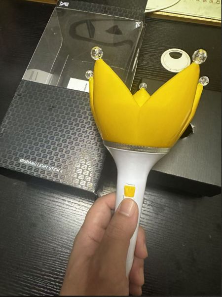 bigbang ペンライト ホワイト　箱付き 箱付き【新品未使用】 BIGBANG ペンライト 応援灯 ホワイト