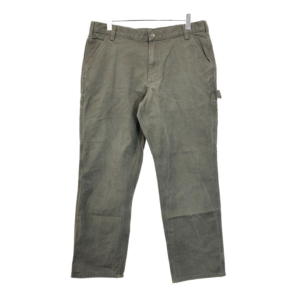 Carhartt カーハート ダック ペインターパンツ オリーブ メンズ W38 L32 古着 V3938
