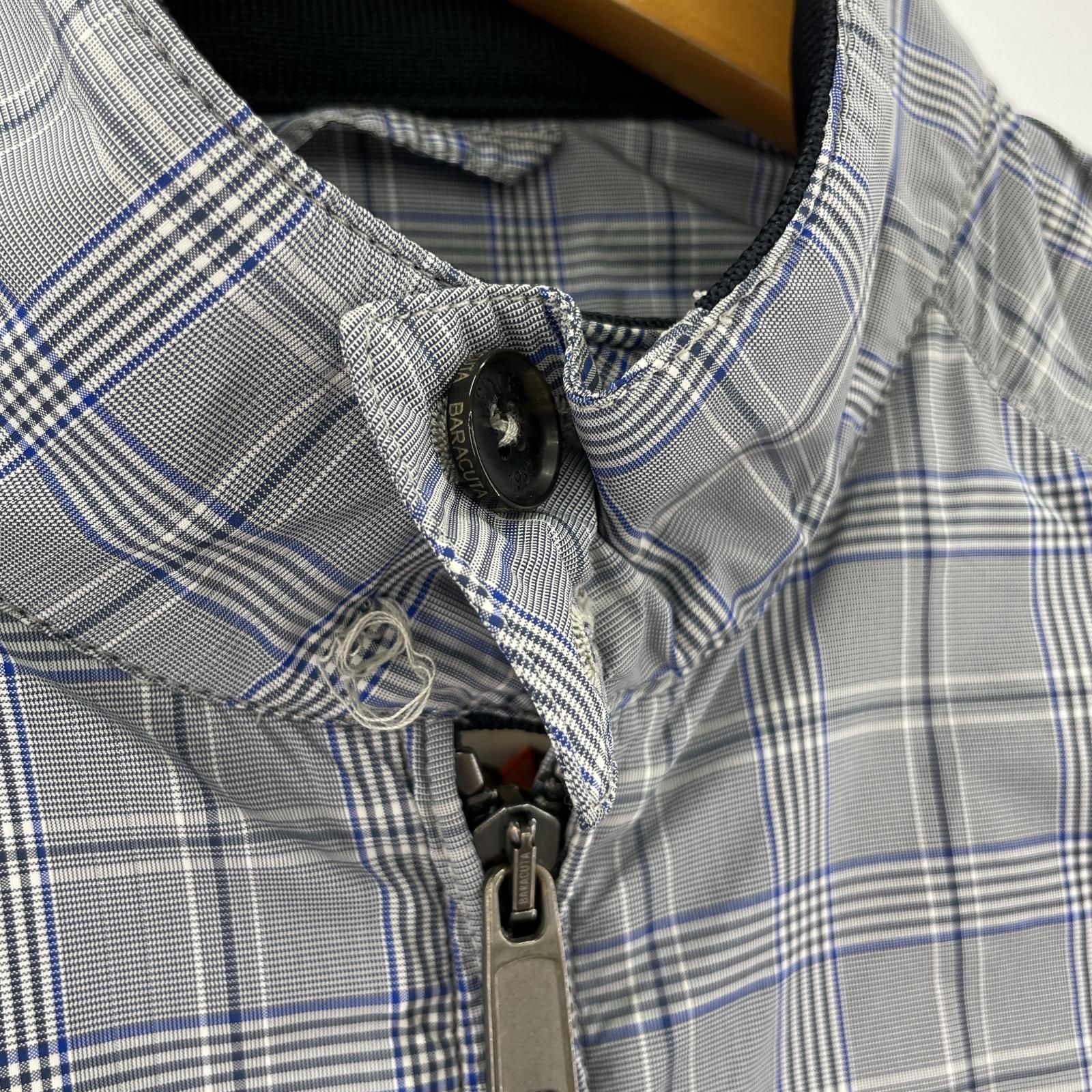 BARACUTA BLUE LINE チェック柄ジャケット 34サイズ BARACUTA BLUE LINE チェック柄ジャケット 34サイズ - メルカリ