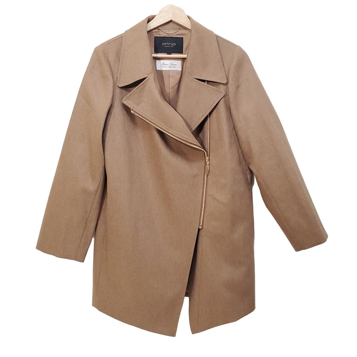 UNTITLED アンタイトル コート サイズ1 S レディース - ブラウン 長袖|ジップアップ|春|秋