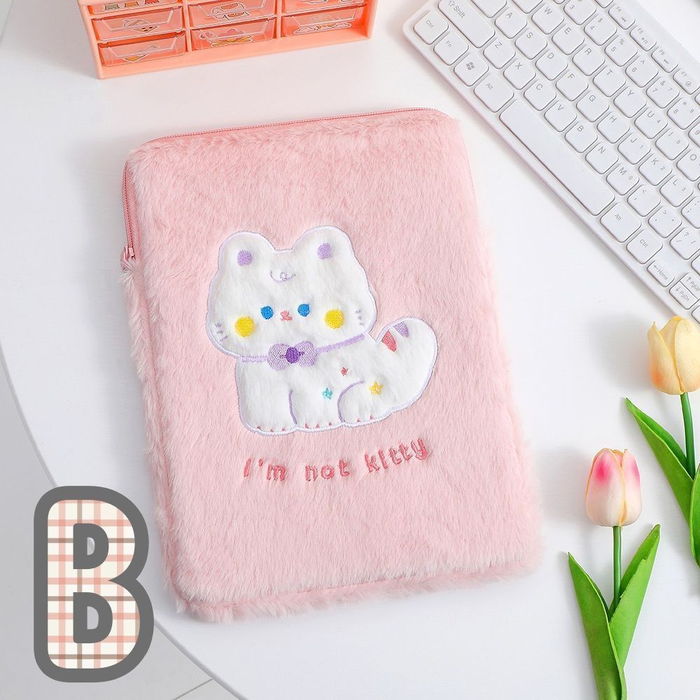 ねこちゃん ふわふわ パソコンケース アイパッドケース かわいい PCケースパソコンケース アイパッドケース かわいい PCケース ノートパソコン インナー バッグ 保護ケース おしゃれ 9.7-11インチ