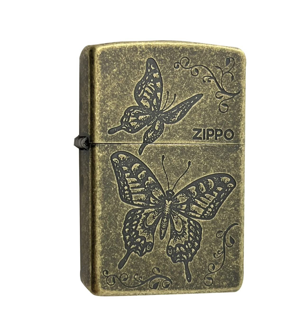 ZIPPO 2RB-BT Butterfly 蝶 シンプル まとめ買い-