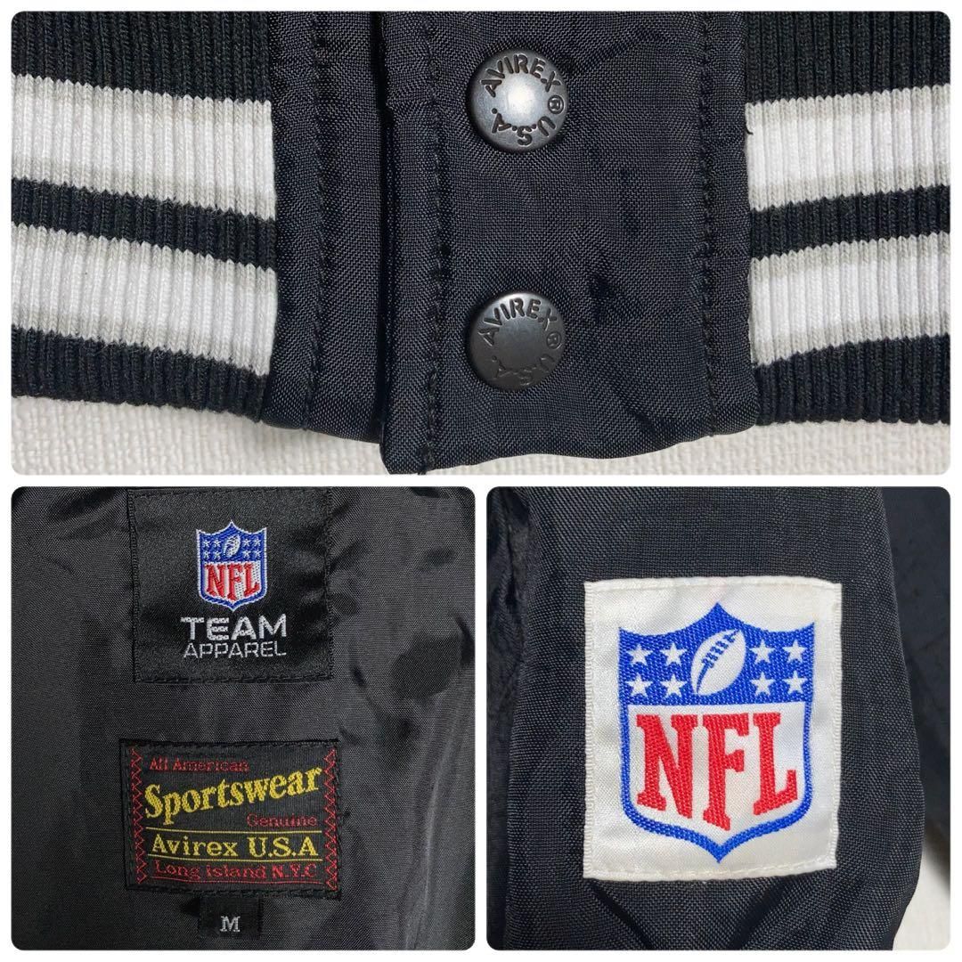 【美品】AVIREX スタジャン コーチジャケット NFL RAIDERS 黒 美品】AVIREX スタジャン コーチジャケット NFL RAIDERS 黒 - メルカリ
