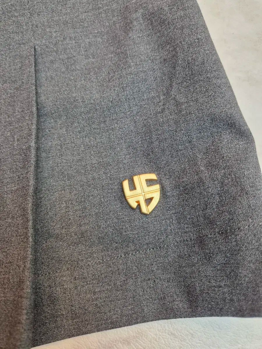 ヘンリー STUART ベルト プリーツ スカート グレー GULLKHAN_COM