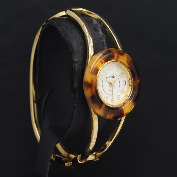 QZ Pendule バングルウォッチ ラウンド 白文字盤 レディース腕時計 QZ Pendule バングルウォッチ ラウンド 白文字盤 レディース