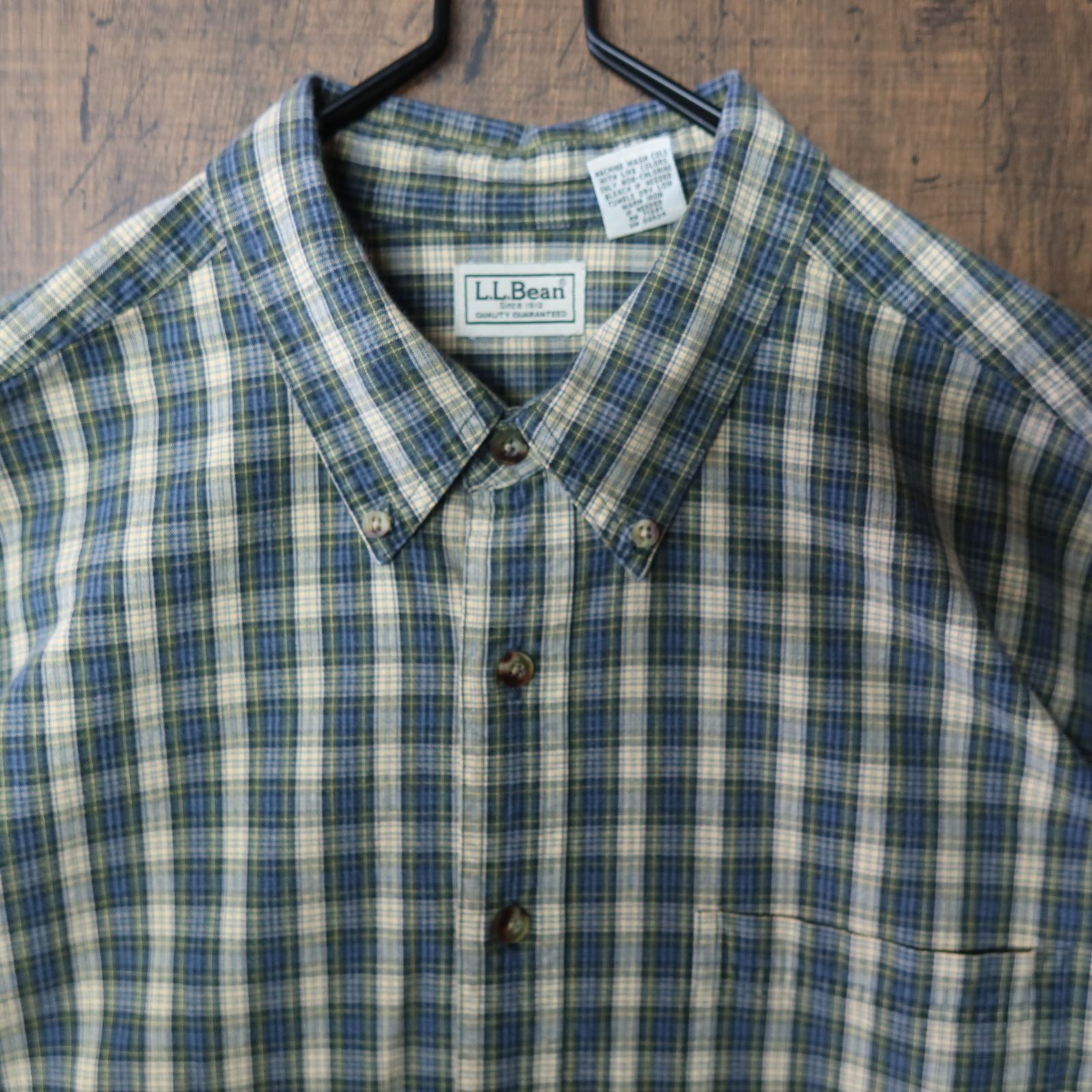 90s～ Vintage US古着☆L.L.Bean エルエルビーン 長袖チェック