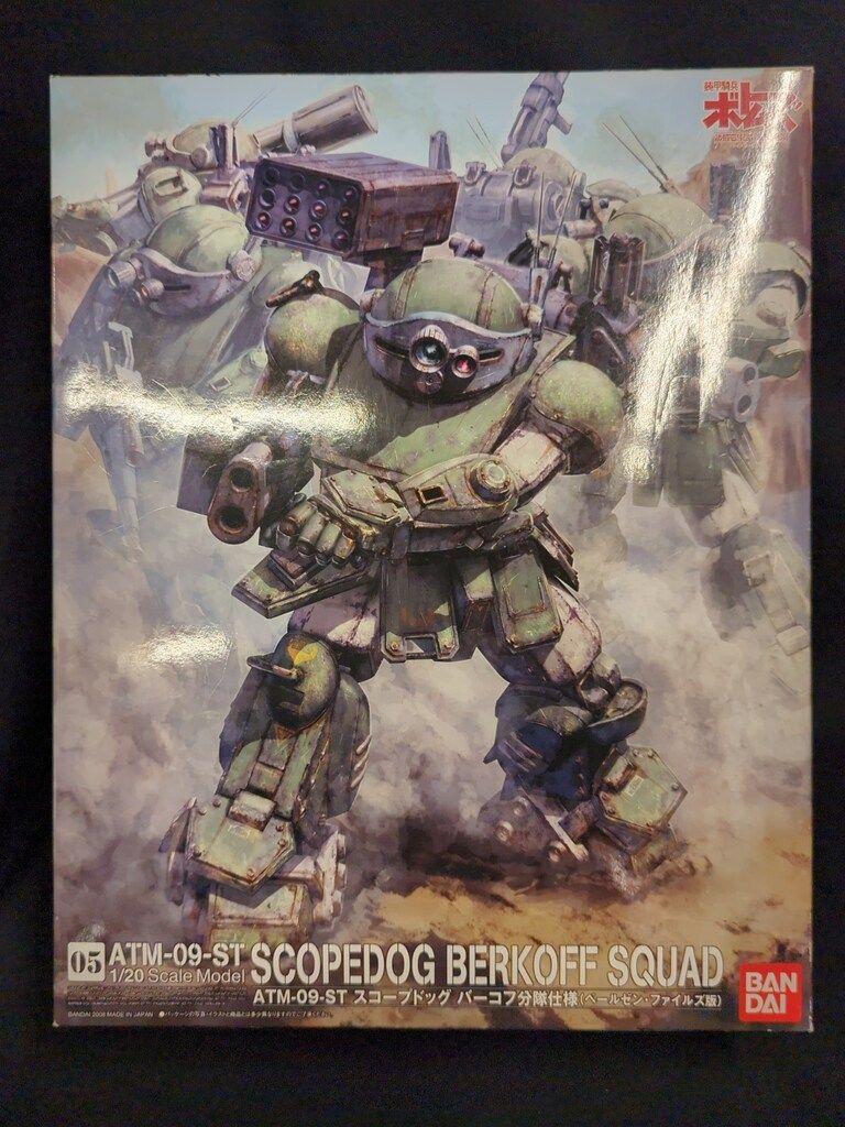 【未開封】バンダイ 1/20 スコープドッグ バーコフ分隊仕様 バンタコ製作レビュー】スコープドッグ バーコフ分隊仕様