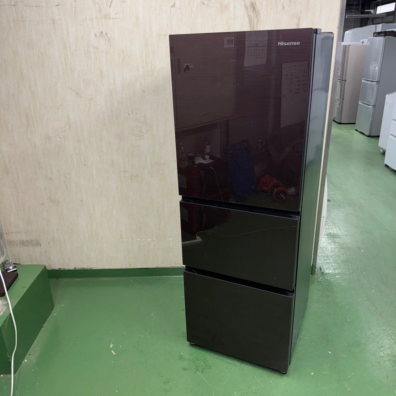 122 ブラウンカラー 大型冷蔵庫 282L 200L以上 小型 家庭用 ガラスパネル ブラウンカラー 1〜4人暮らし