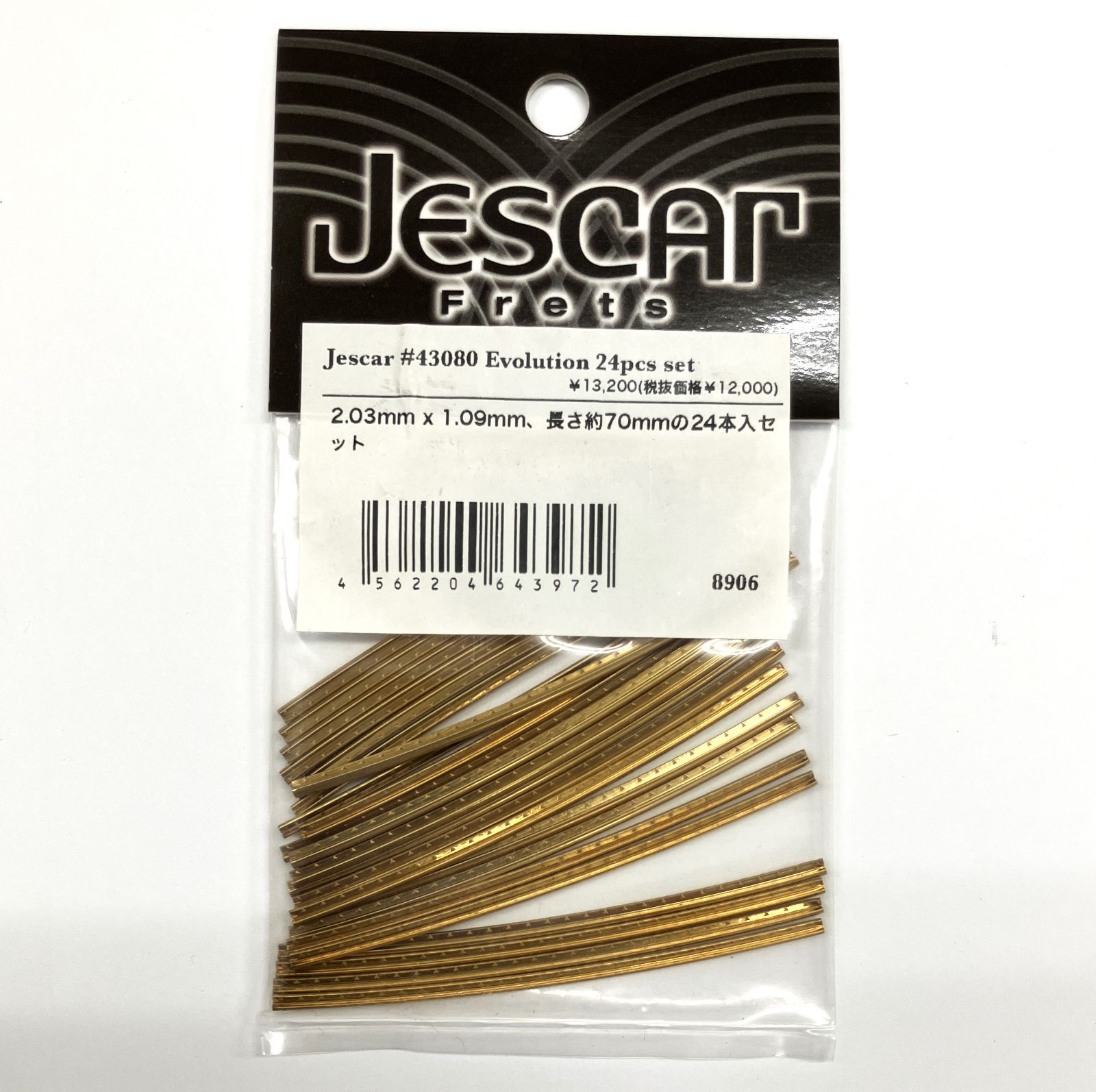 Jescar Fret 43080 Evolution 24pcs set 2.03 x 1.09 ジェスカーフレット