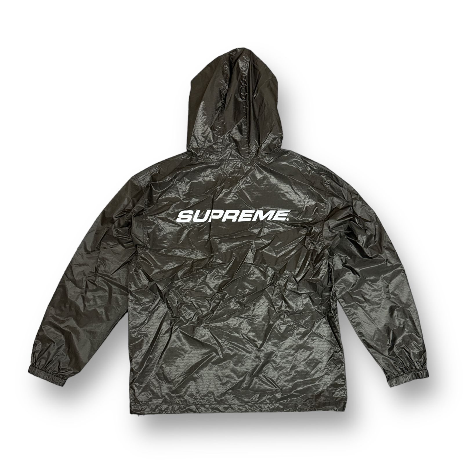 国内正規 Supreme 17AW Packable Ripstop Pullover Black パッカブル  