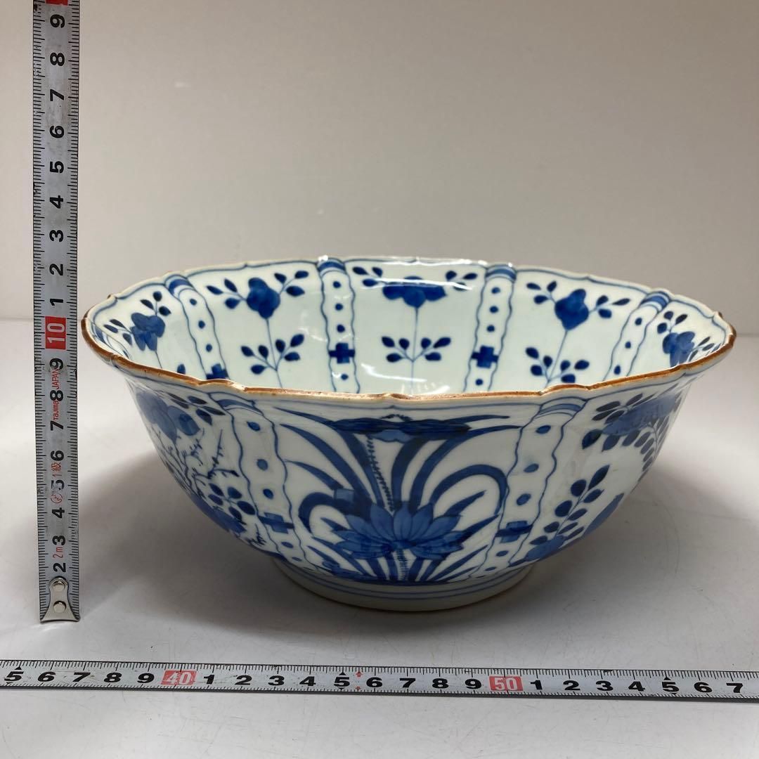 酒井田柿右衛門　染付鉢　丼　角福　木箱付　幅23.2㎝　東Y5-1214☆2F 酒井田柿右衛門 染付鉢 丼 角福 木箱付 幅23.2㎝ 東Y5-1214☆2F - メルカリ