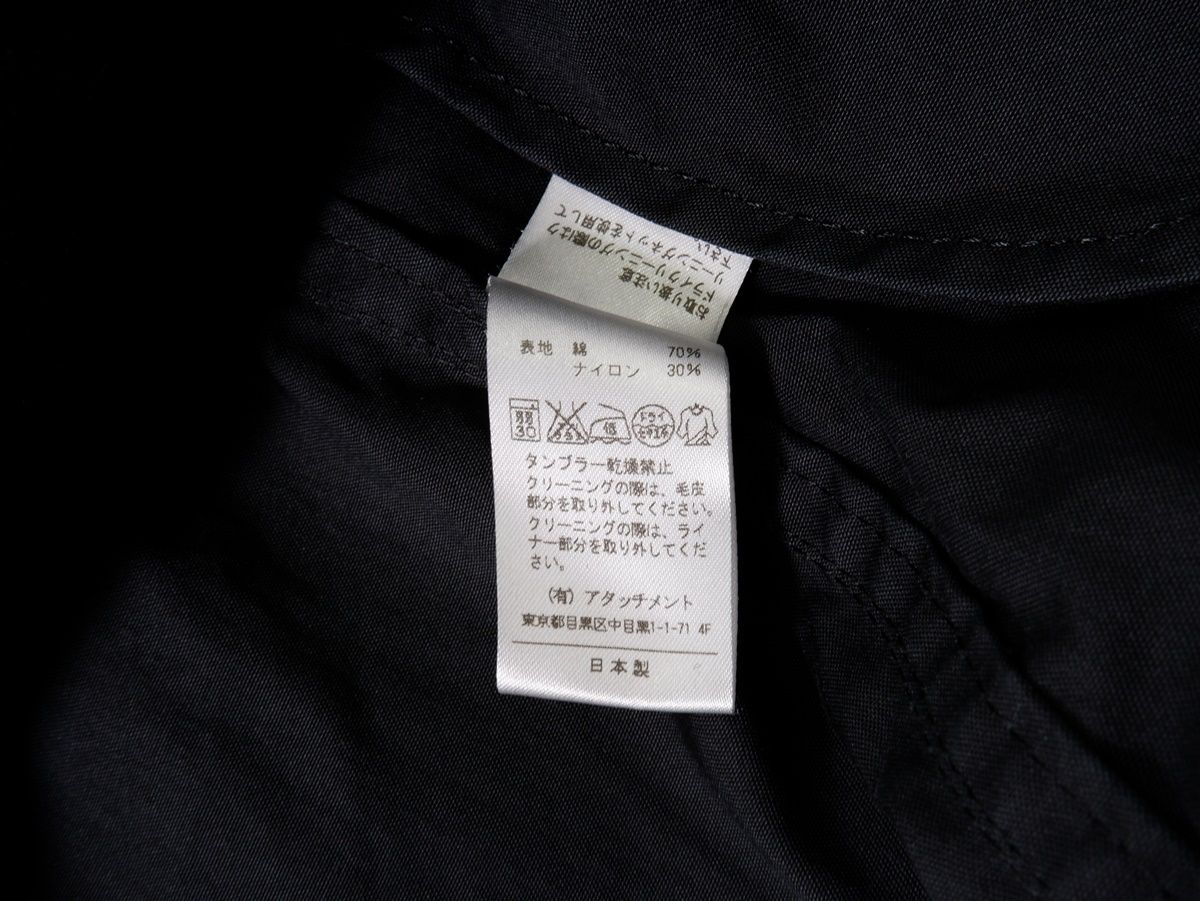 ATTACHMENT/アタッチメント C/Nオックス M-51タイプモッズコート