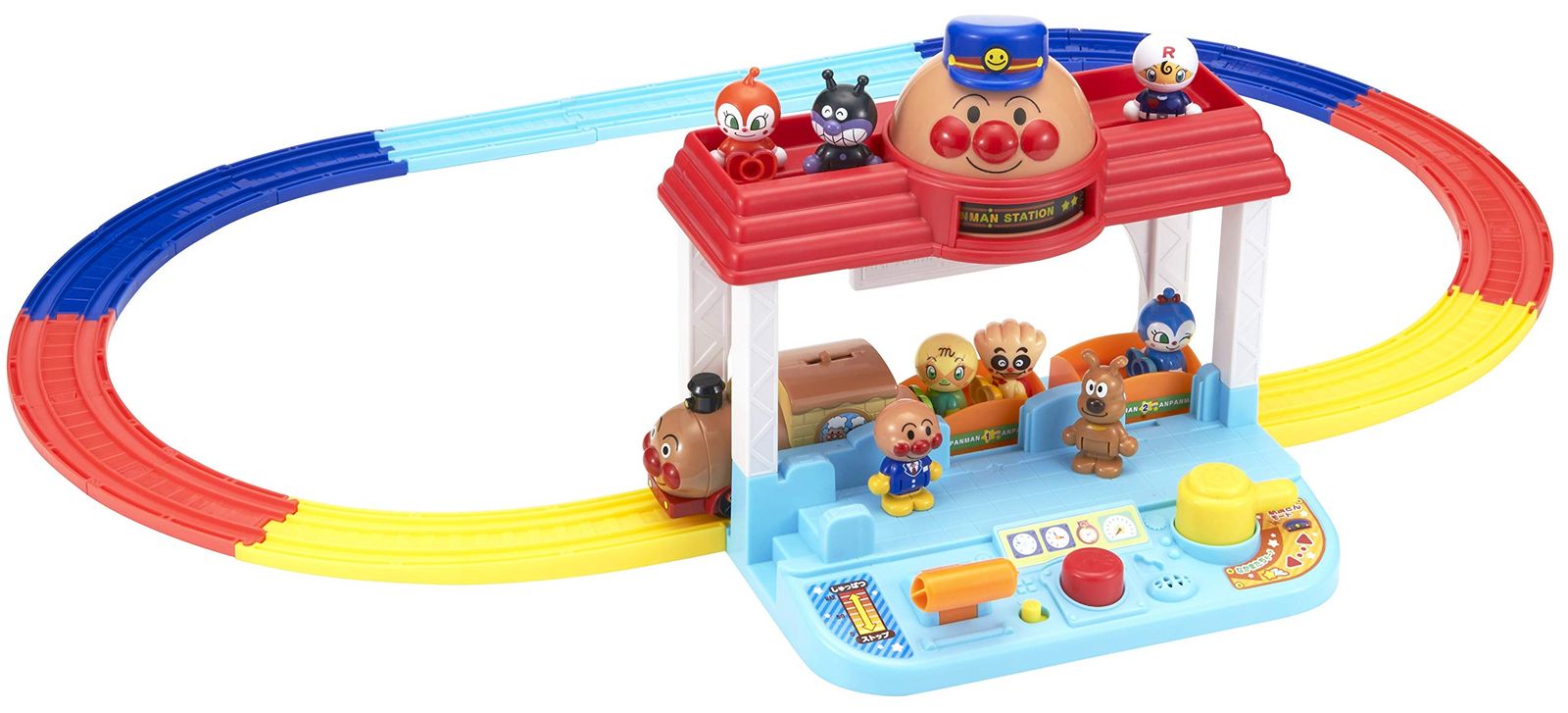 バンダイ(BANDAI) アンパンマン レバーで操作! アンパンマンおしゃべりステーション 対象年齢3歳以上 