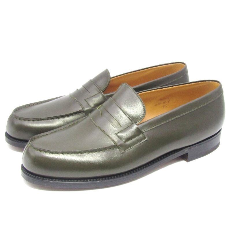 J.M.WESTON ジェイエムウエストン 6.5C シグニチャーローファー 180 ペニーローファー レザーソール ハンターグリーン 35004826