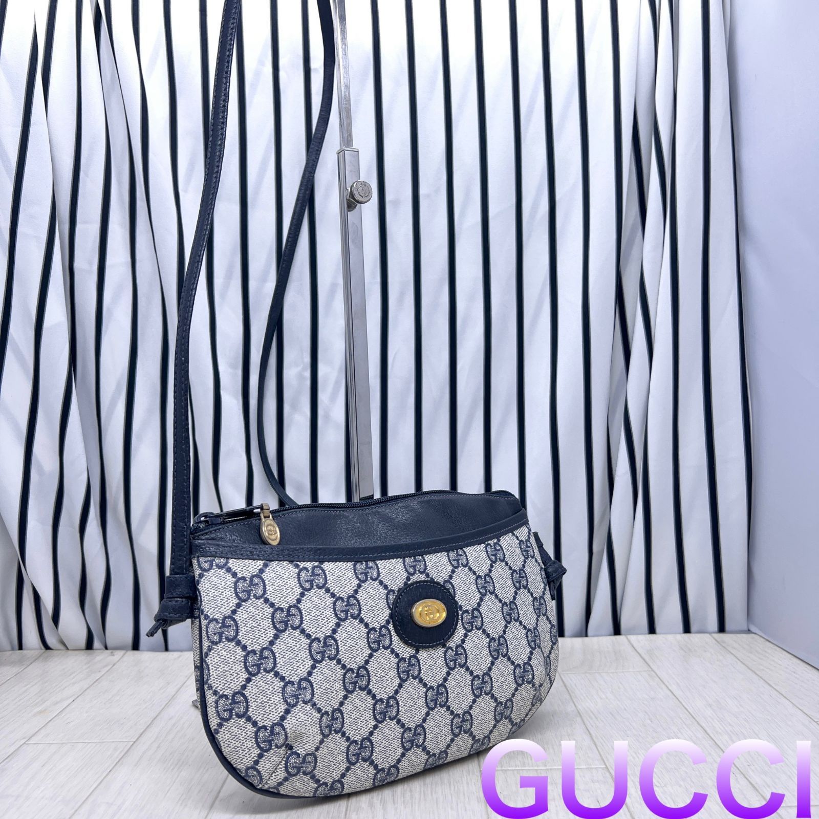 美品】GUCCI オールドグッチPVC斜めがけショルダーバッグ - メルカリ