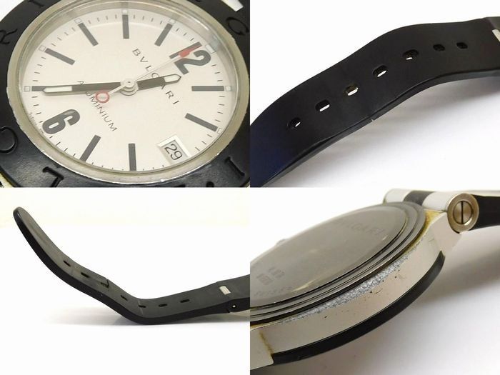 3F ブルガリ BVLGARI アルミニウム □ メンズ AL38TA 自動巻き