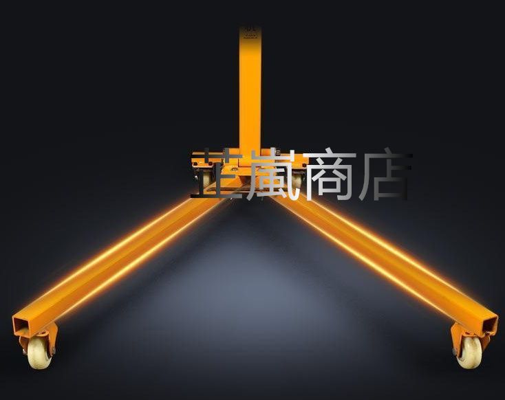 便携式小型クレーン 折り畳み式ハンドウィンチ 起重機用吊り架台 コンパクト設計