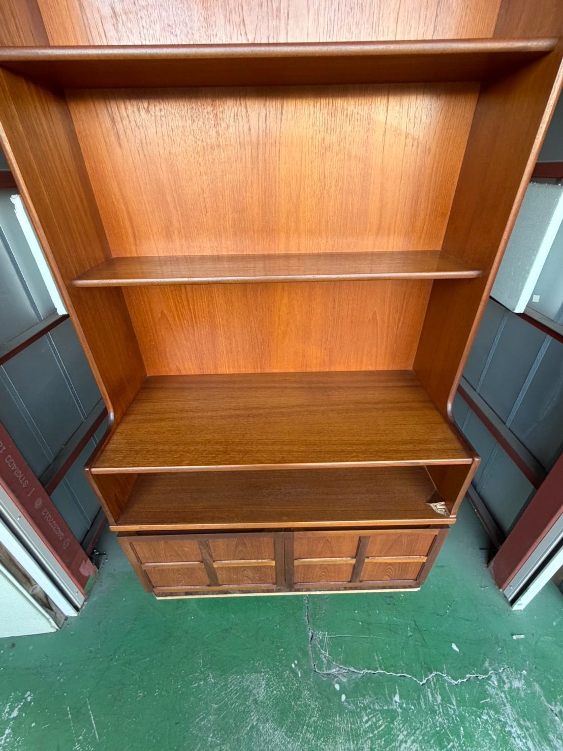 ユニットキャビネット ネイサン イギリス チーク 完成品 NATHAN