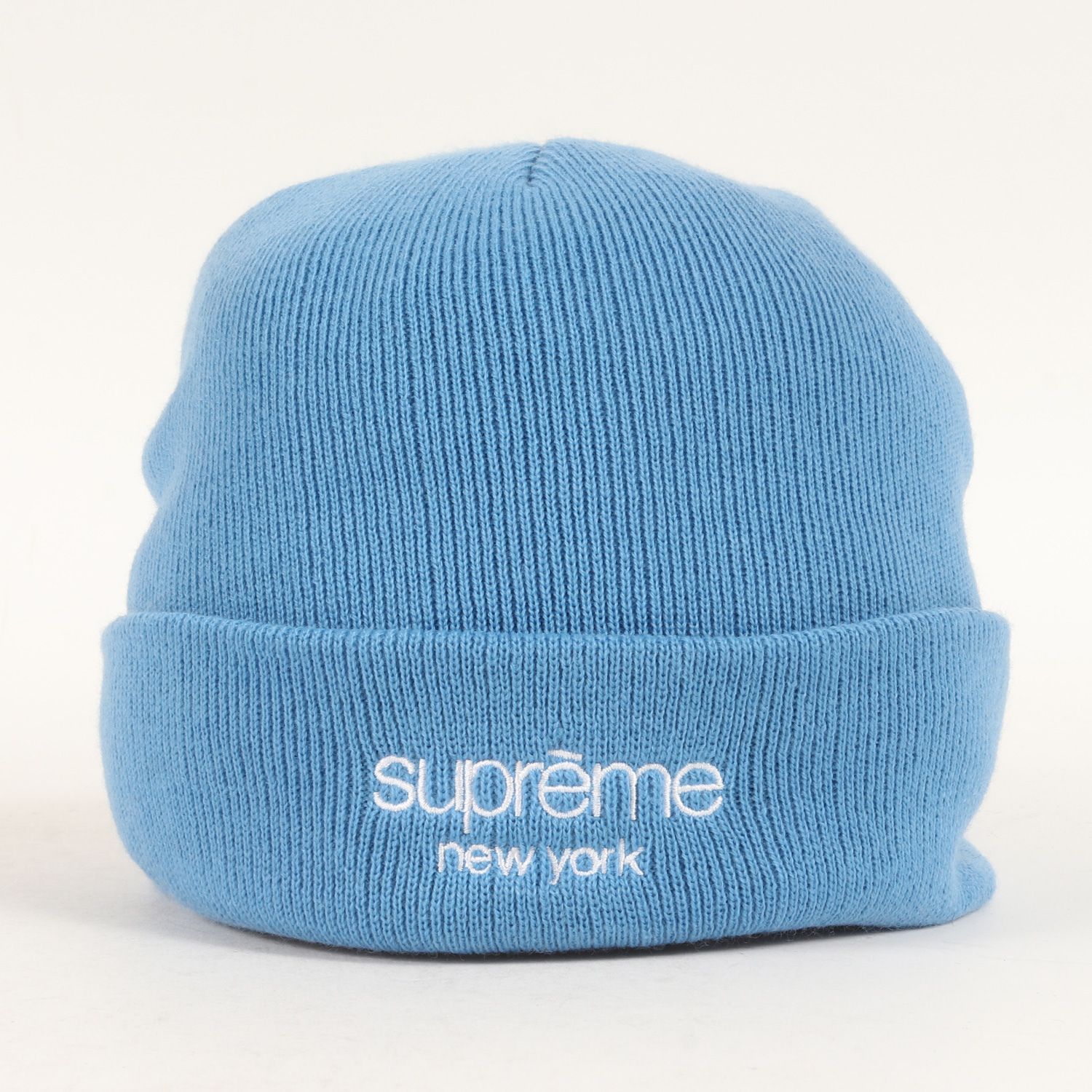 新品同様 Supreme シュプリーム 20AW クラシックロゴ つば付き ニット