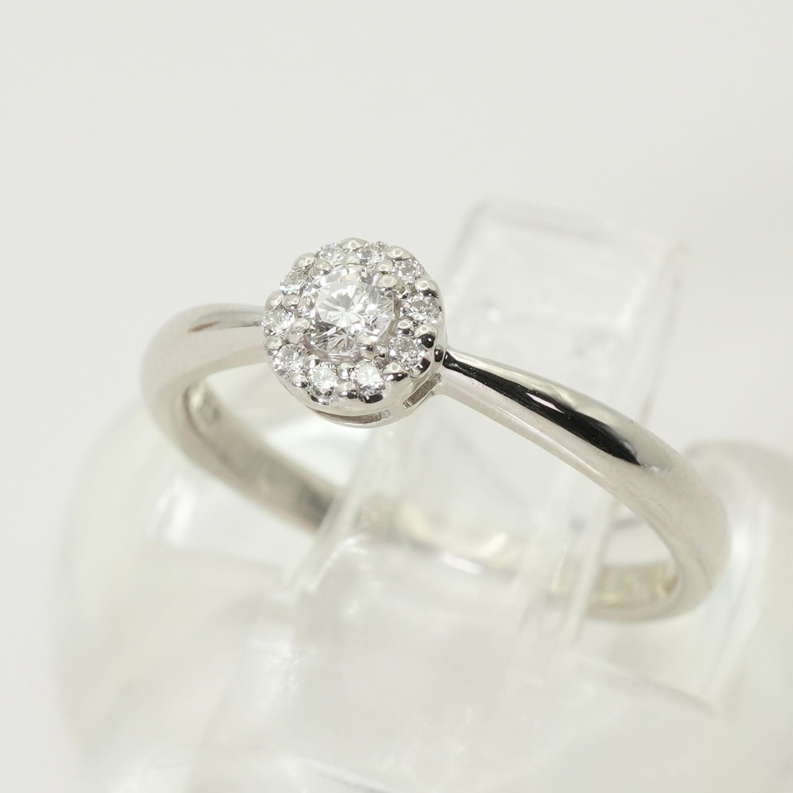 ヴァンドーム青山 ラウンド プラチナ ダイヤモンド リング/24-4692  