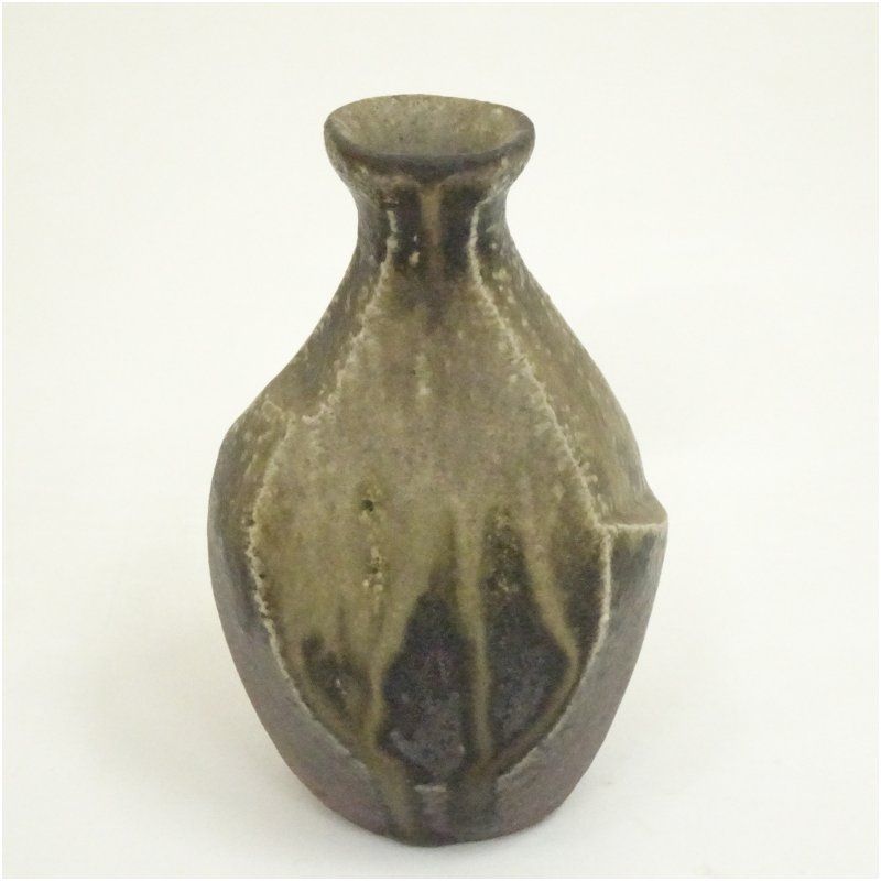 W364 建水 『備前焼』『井上武 造』 共箱 茶道具 美術品