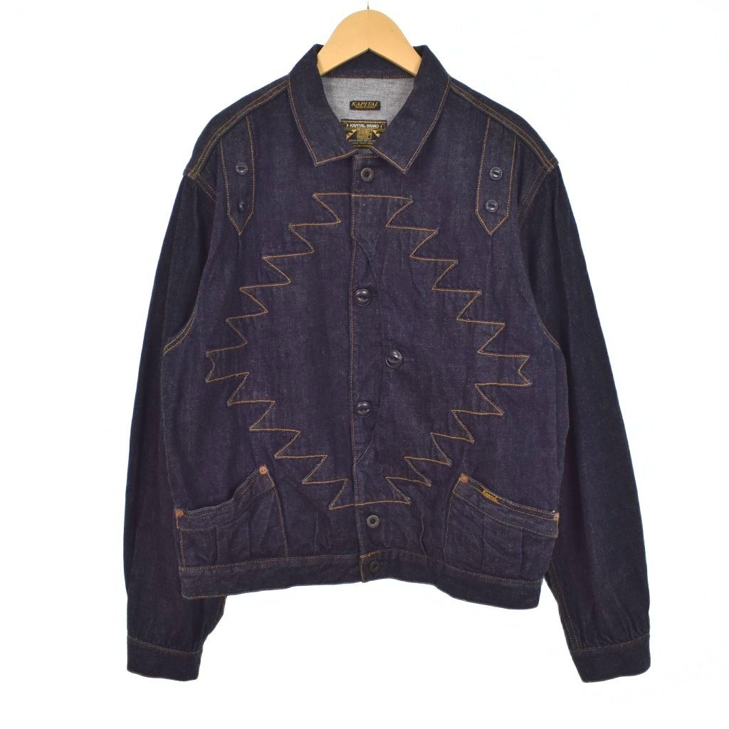 キャピタル kapital THUNDERBIRD 12OZ DENIM STD JACKET INDIGO