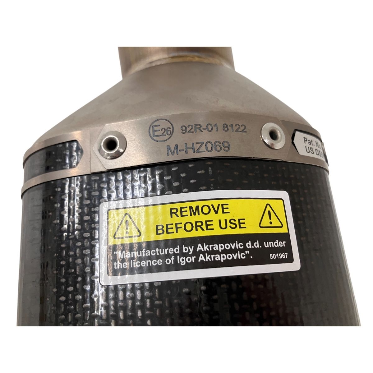 68 ( ル▽ル)出品 AKRAPOVIC ZX-6R ZX636G ZX636EE スリップオンマフラー バイク