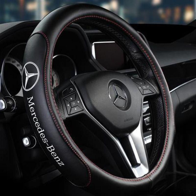 特上美品 Mercedes-Benz高品質 ハンドルカバー ステアリングカバーB