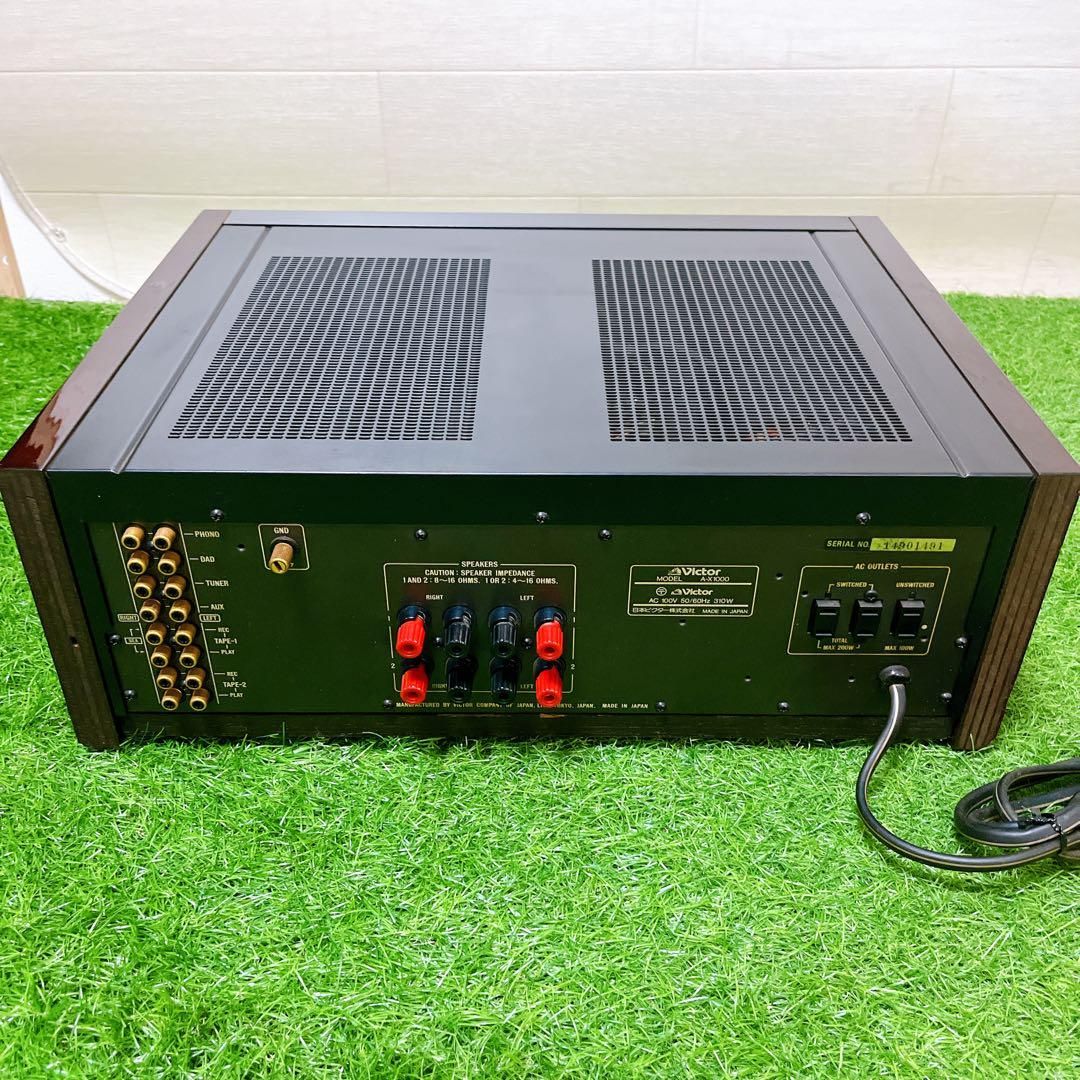 現状品・ジャンク】ビクター A-X1000 ステレオアンプ オーディオ