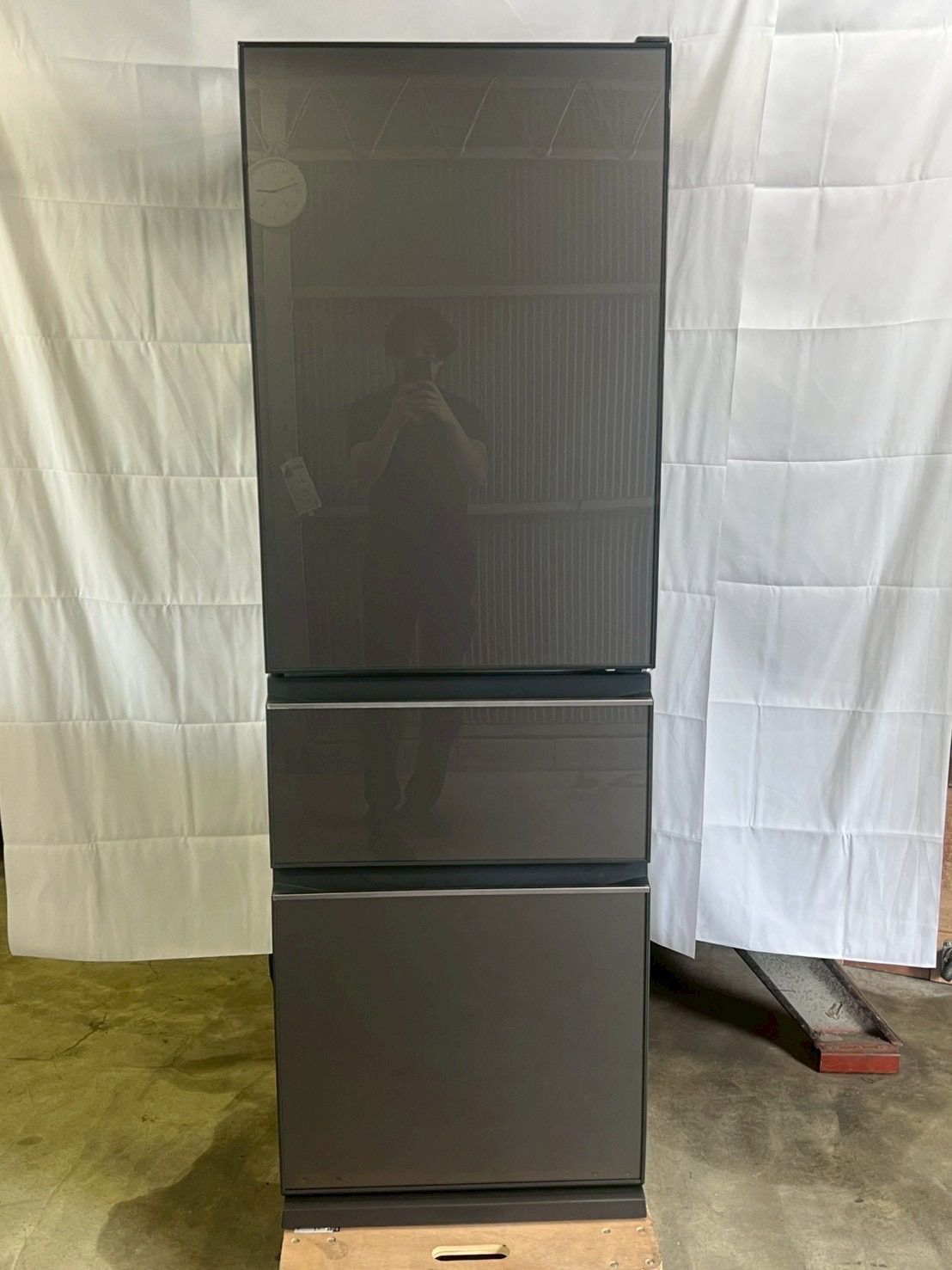 美品】三菱 3ドア冷蔵庫 MR-CG37G-H 2022年製 365L 右開き - メルカリ