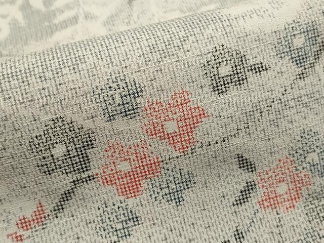 平和屋着物□上質な紬 草花文 正絹 逸品 DAAR5657ud - メルカリ