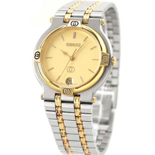 グッチ GUCCI 腕時計 ユニセックス 9000M ヴィンテージ 9000Mシリーズ コンビカラー ハイブランド