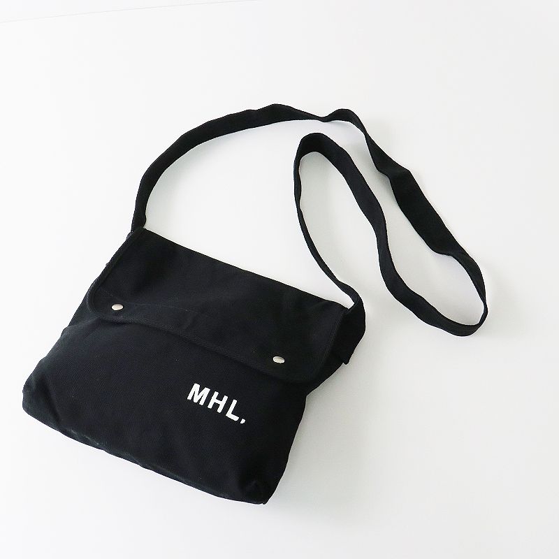 MHL. MARGARET HOWELL マーガレットハウエル ロゴキャンバスショルダー 