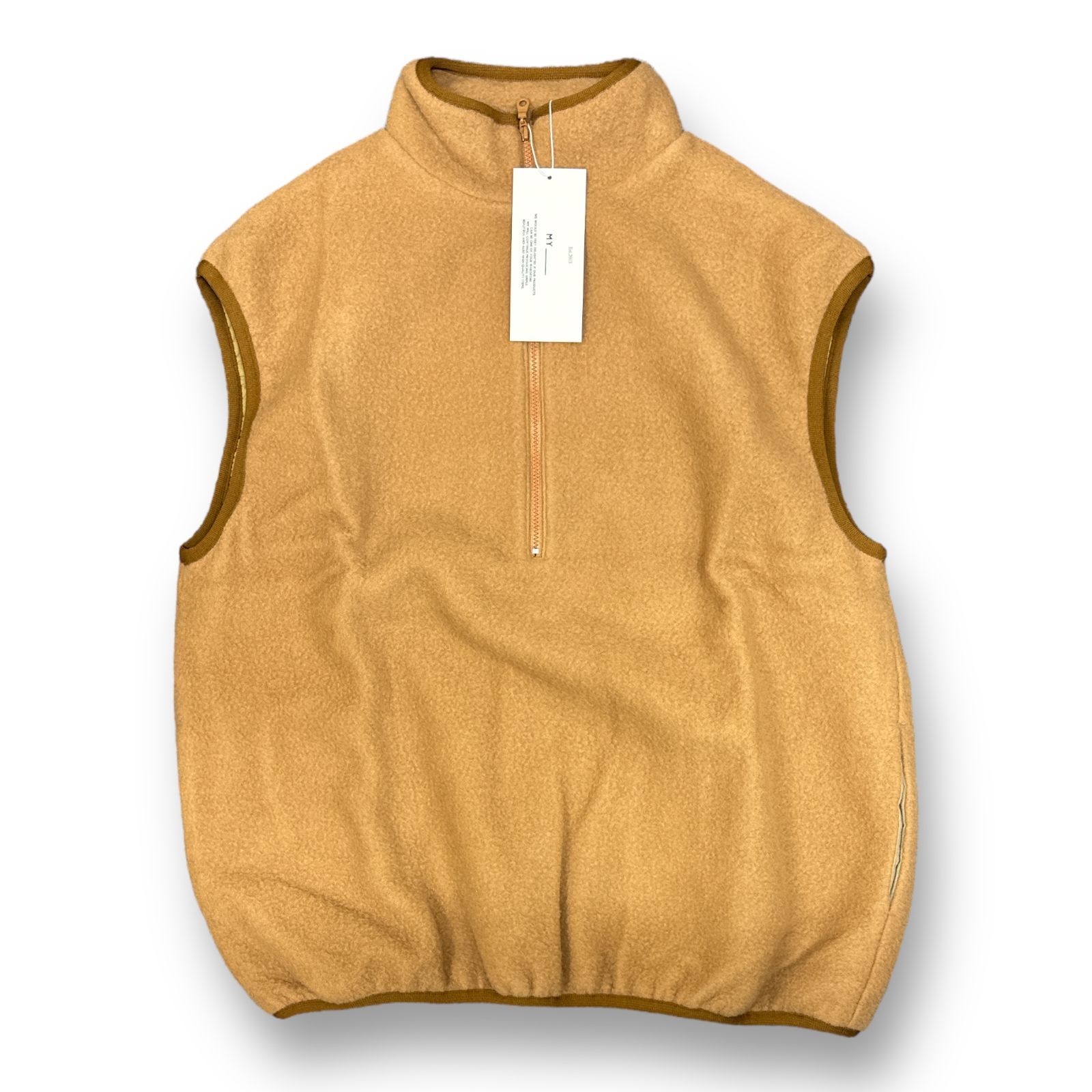 定価24200円 新品 MY_ 22AW FLEECE VEST スタンドカラー フリース 