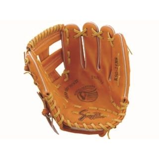 久保田スラッガー　硬式用　内野手　オレンジ×タン　新品　KSG-24PS　袋付 久保田スラッガー専門 KSN-24MS 本格湯もみ型付け無料