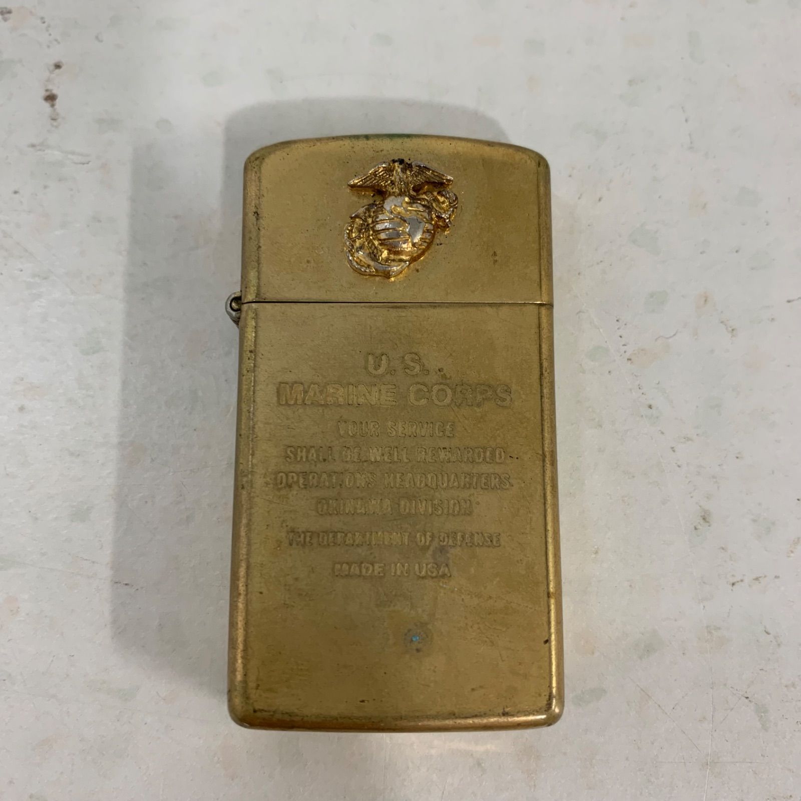 ジッポー ZIPPO U.S. MARINE CORPS オイルライター 【中古】 - メルカリ