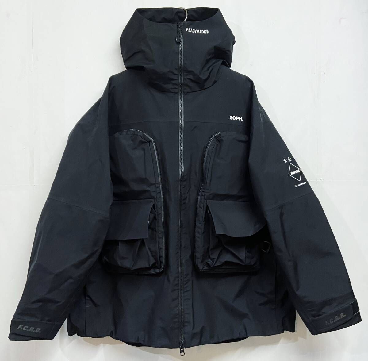 F.C.Real Bristol X READYMADE ブリストル レディメイド 3L MULTI POCKET JACKET 3レイヤー  マルチポケットジャケット Black 黒 - メルカリ