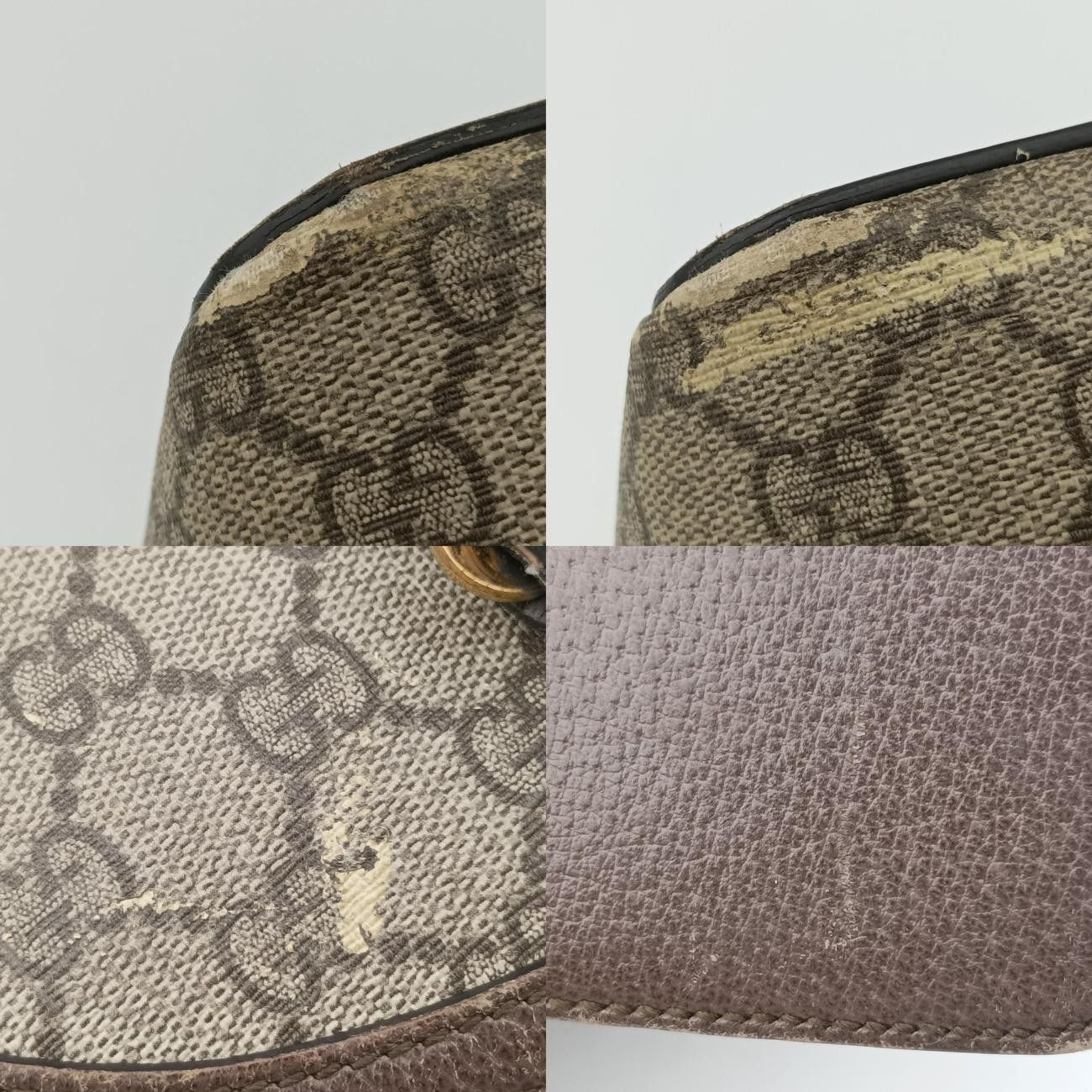 グッチGucciオフィディアブラウンPVCコーティングキャンバス×レザー524533D024715635