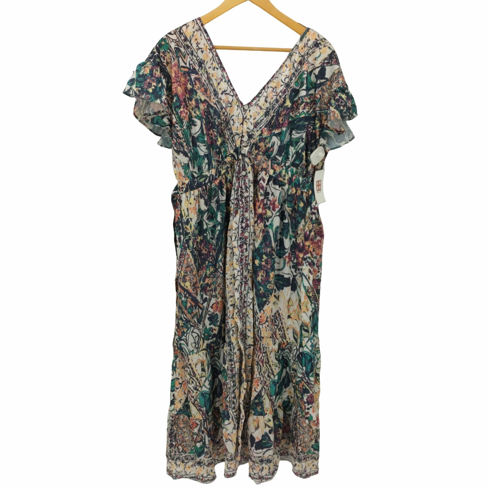 エイミーイストワール eimy istoire アンティークスカーフロングドレス  