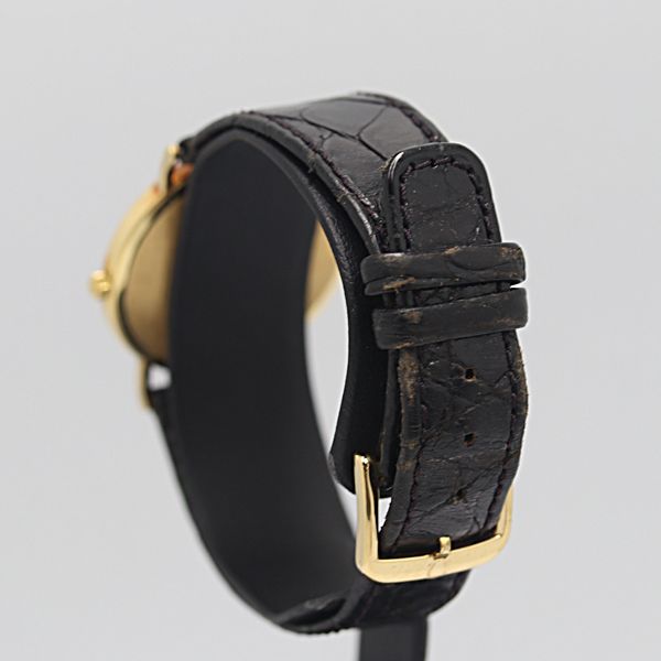 美品】オメガ デビル クォーツ【195.2378】純正ベルト【稼働品】メンズ