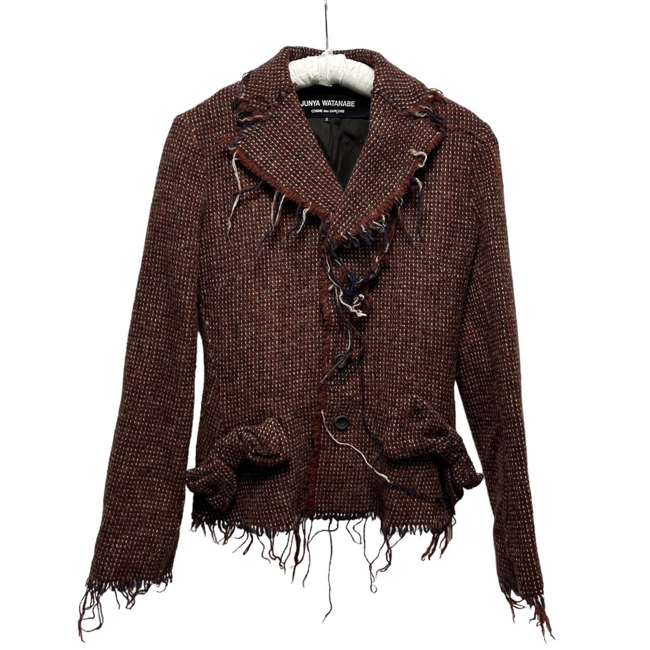 JUNYA WATANABE ジュンヤワタナベ 03AW LOOK4 ウール縮絨加工リボン  