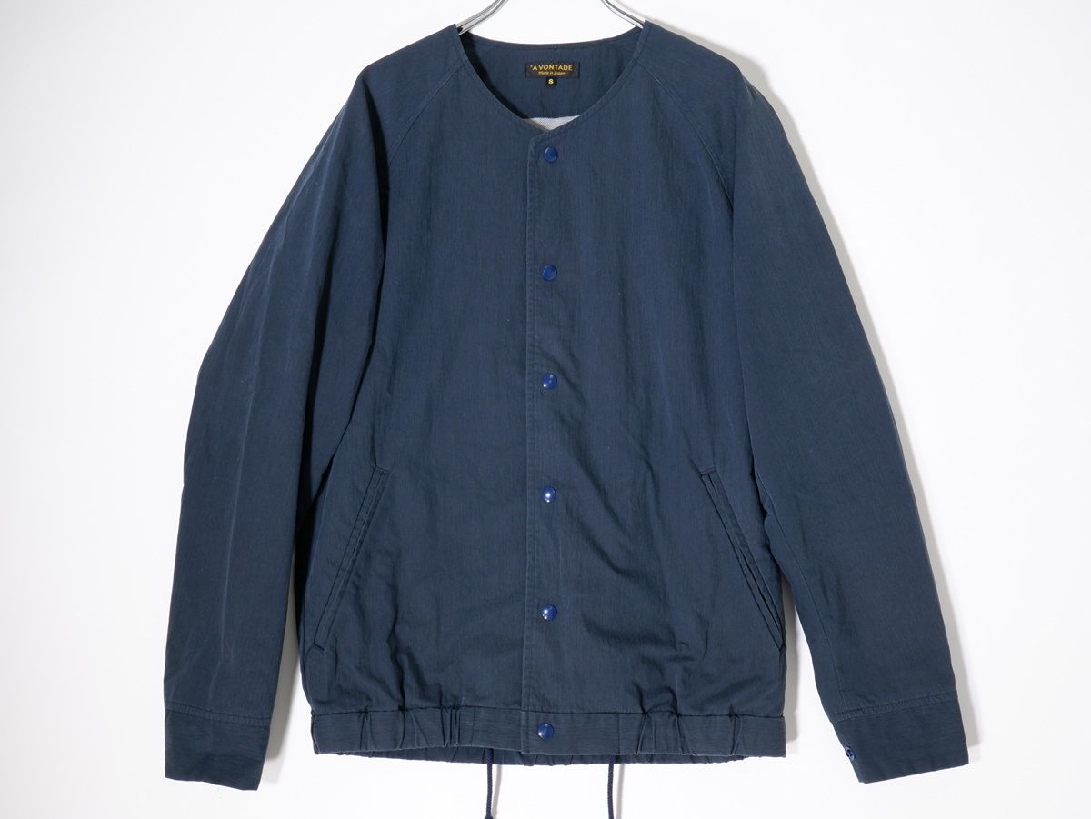 A VONTADEアボンタージ No Collar Coach Jacketノーカラーコーチジャケット【S】【MJKA72886】