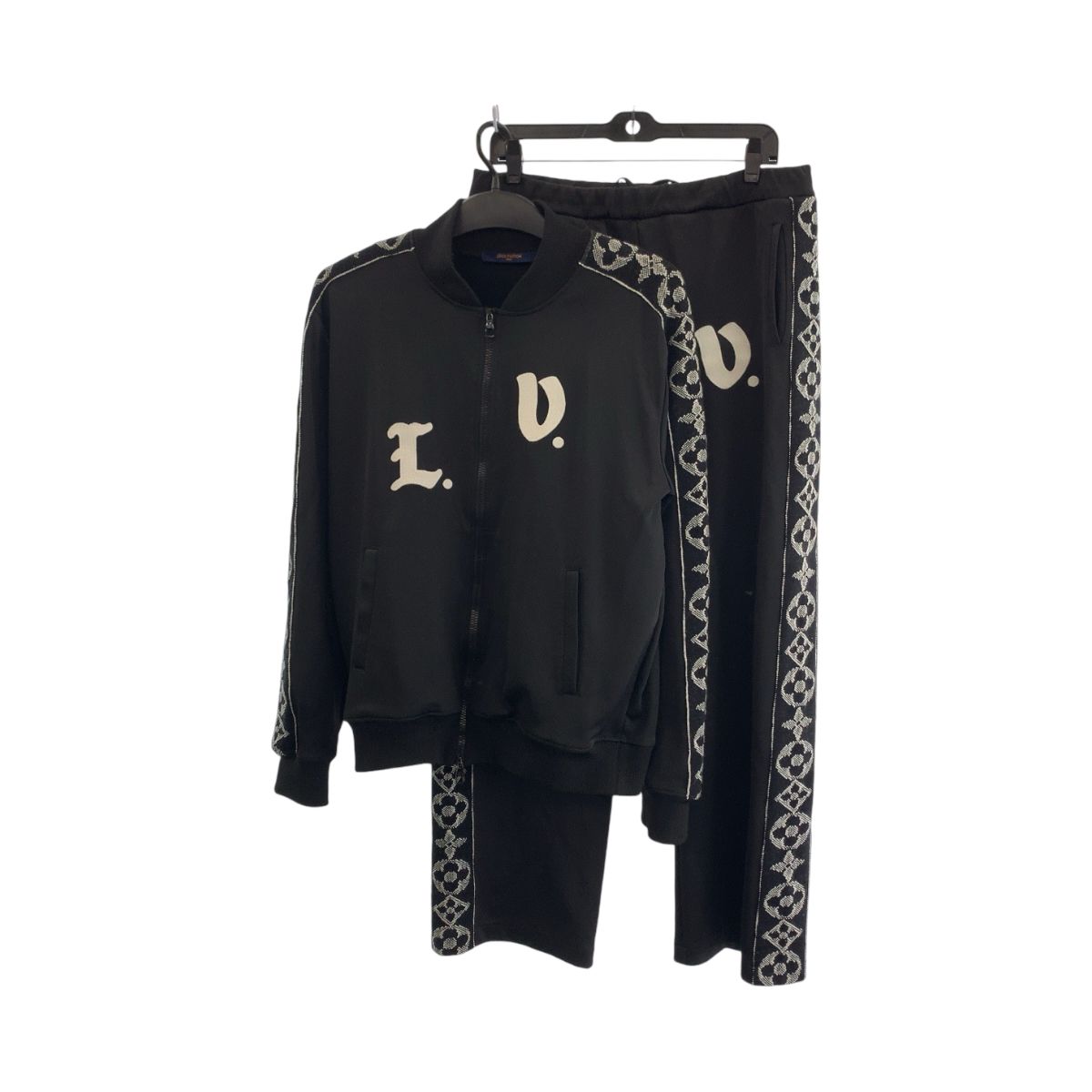 【ひぃ】LOUIS VUITTON 21AWフラワーバンドブルゾン LOUIS VUITTON ルイ・ヴィトン 21AW トラックジャケット フラワー