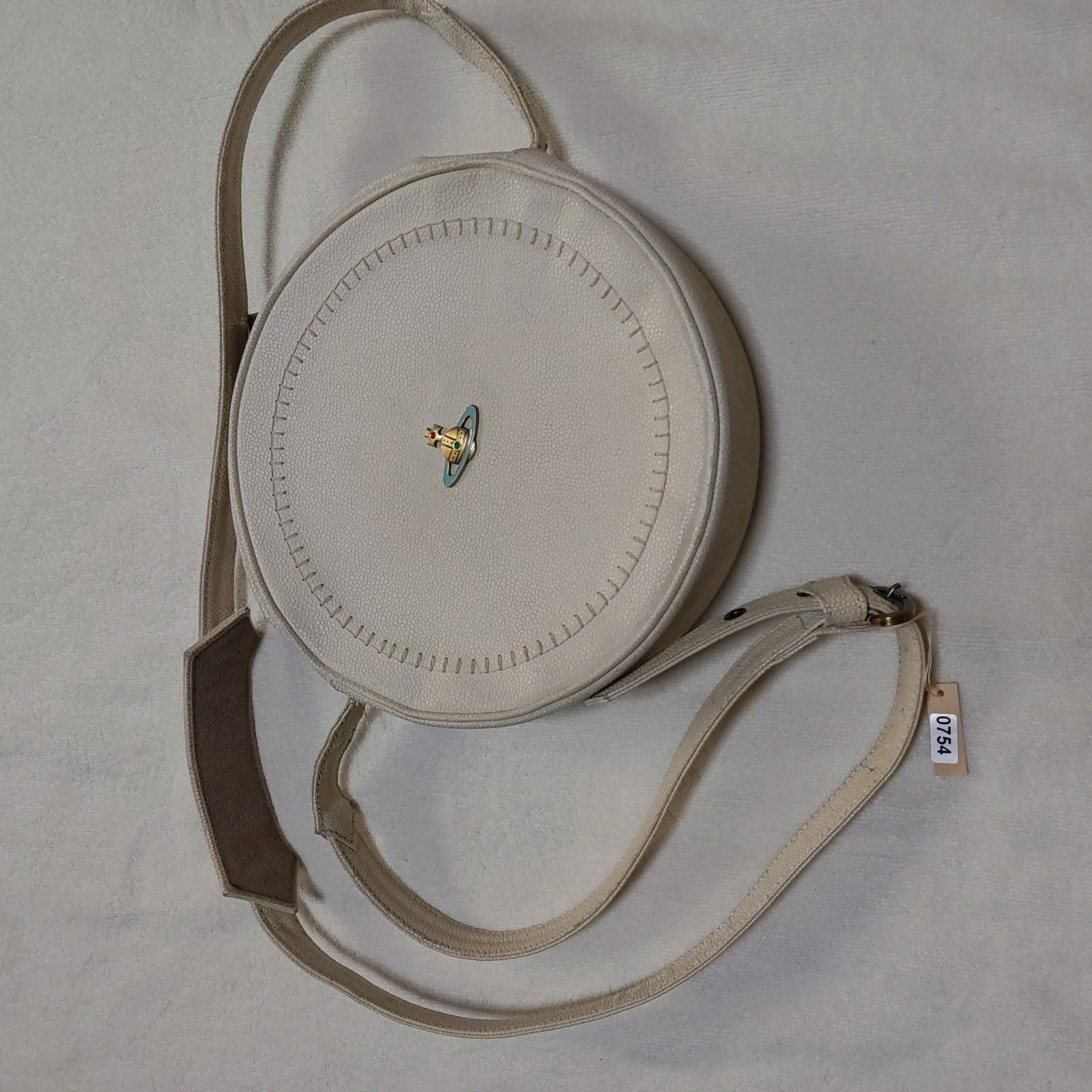 Vivienne Westwood】オーブロゴ 丸型ショルダーバッグ ベージュ