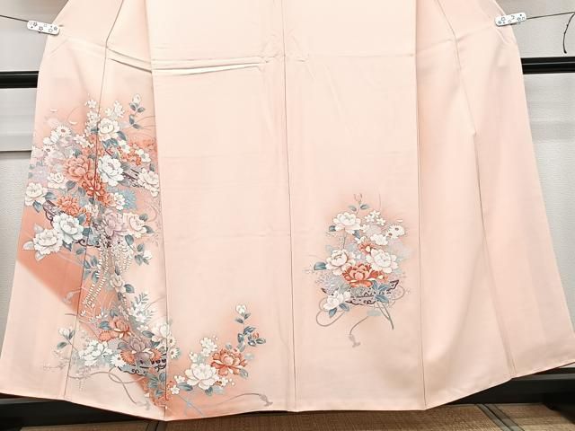 平和屋着物□訪問着 霞文 暈し染め 正絹 逸品 DAAU4915qp