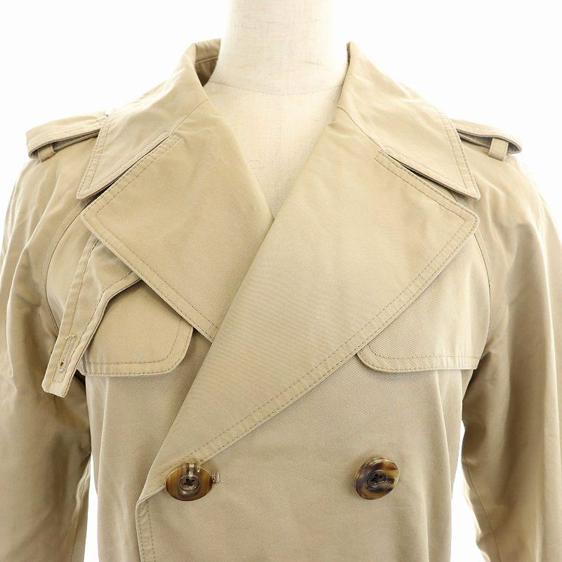 【美品】Deuxieme Classe トレンチコート 36 ベージュ￼ベルト付 ドゥーズィエムクラス DEUXIEME CLASSE トレンチコート