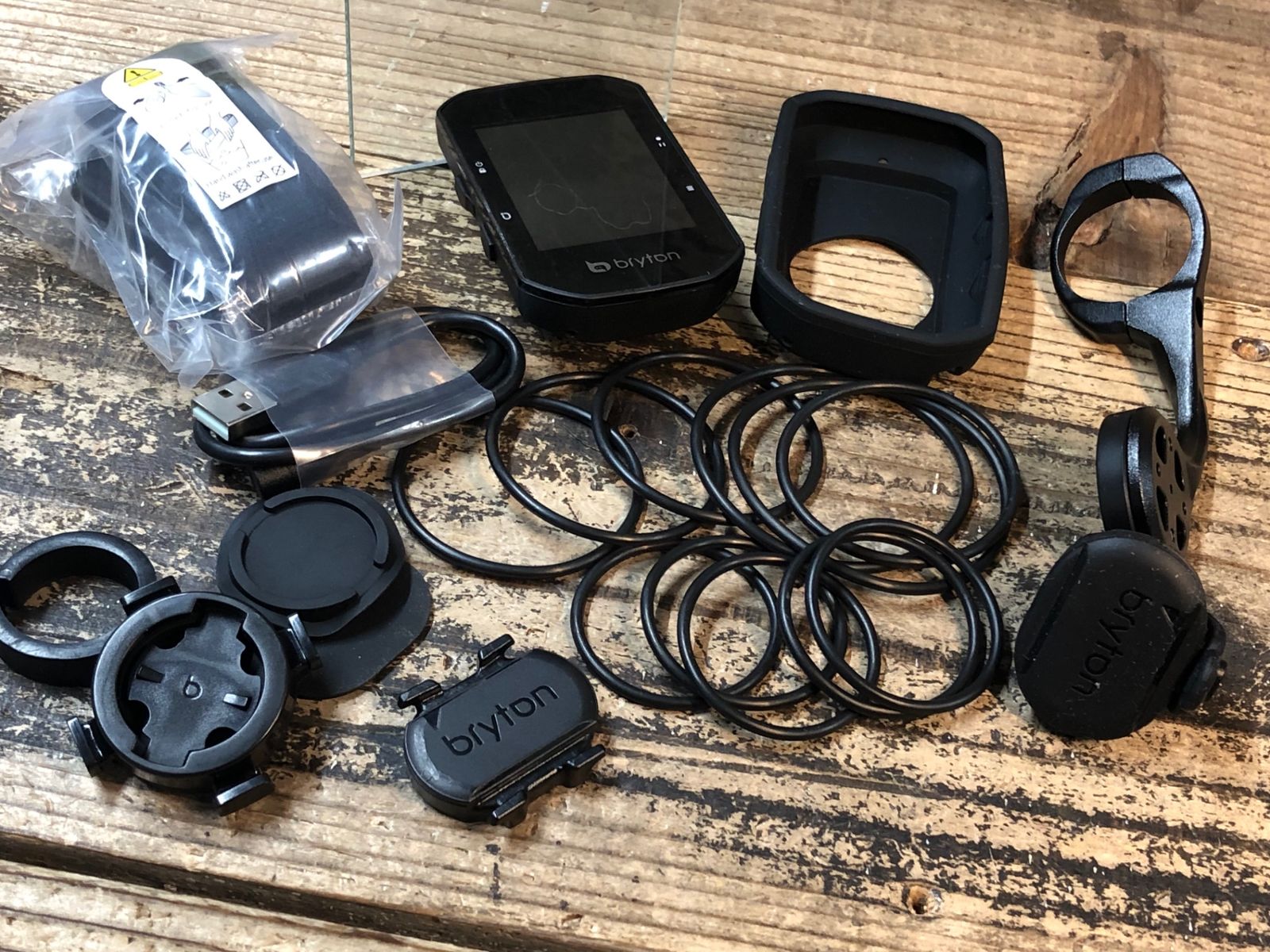 JL140 ブライトン Bryton ライダー Rider 500 サイクルコンピューター マウント センサーセット 心拍計動作不良