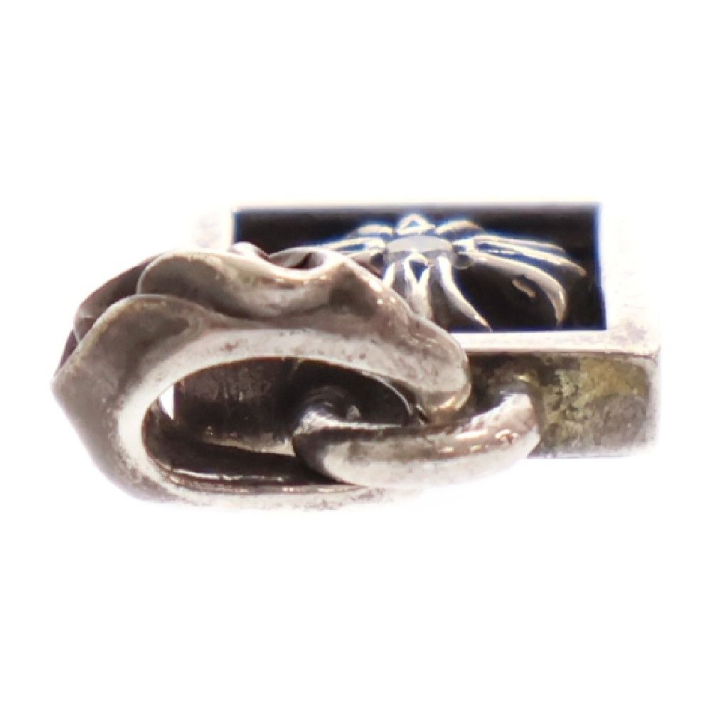 クロムハーツ FRAMED CH PLUS/フレームドCHプラス チャーム/シルバー  