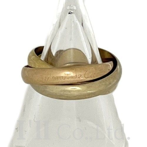 カルティエ トリニティ リング レア品 #48 Au750PG【22032】 カルティエ トリニティ リング レア品 #48 Au750PG【22032
