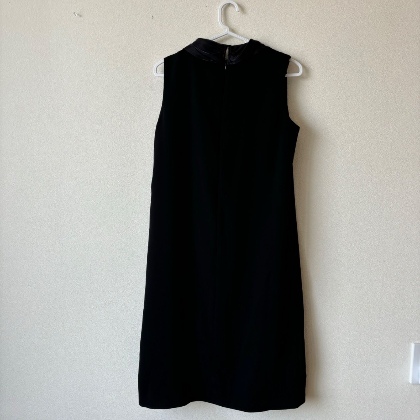 Z807 DUAL VIEW デュアルビュー ワンピース ノースリーブ ブラック  